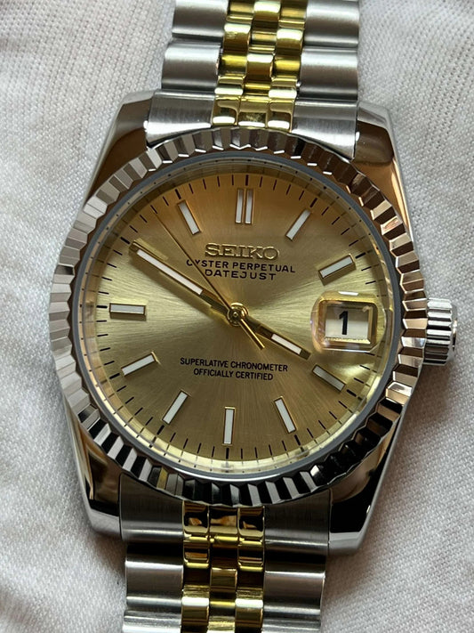 Seiko Datejust Gold Two-Tone Mod